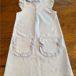 Janie and Jack Sky Blue Ruffle Dress